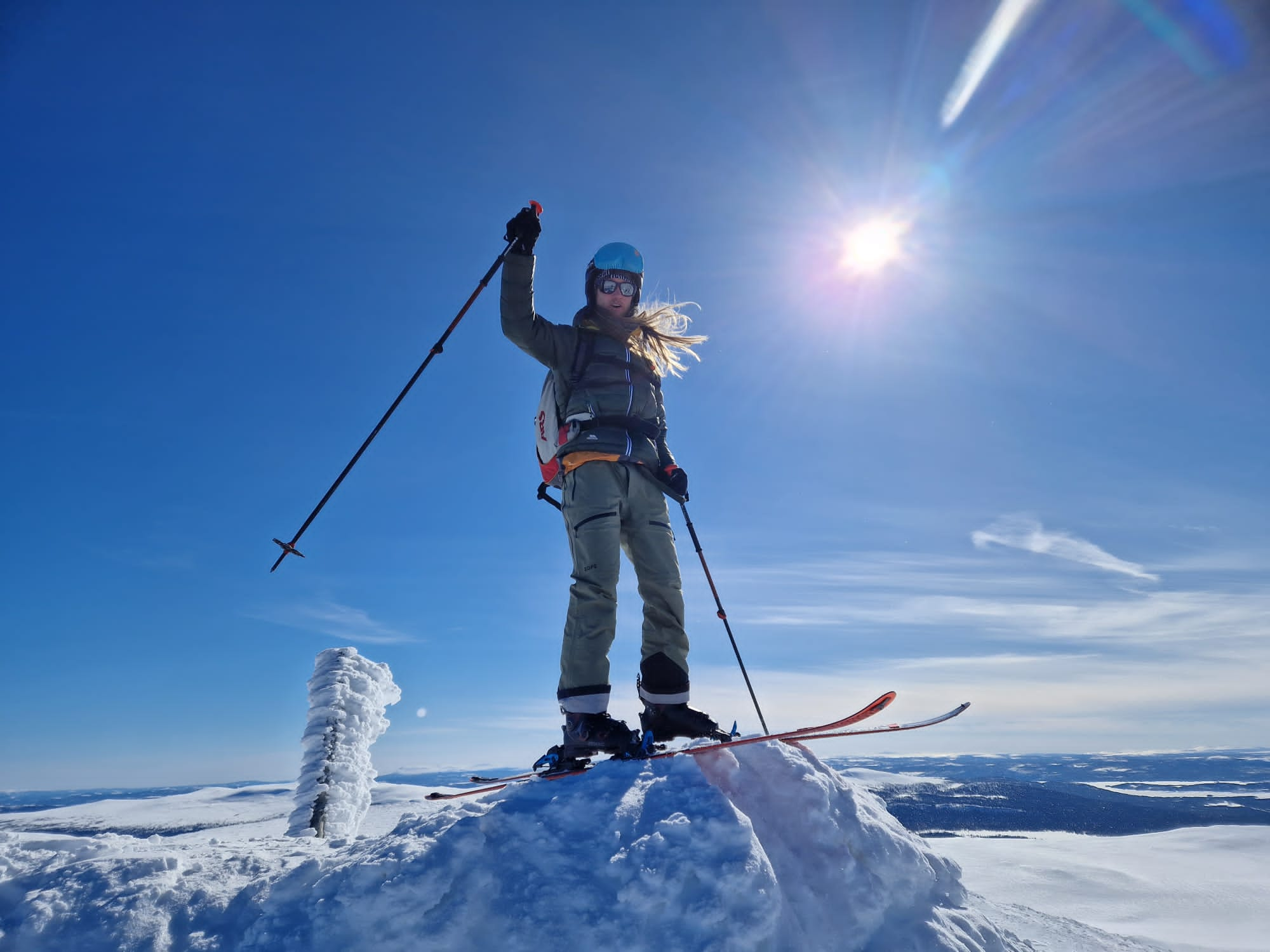 Topptur Ånnfjälllet 1300 meter Funäsdalen